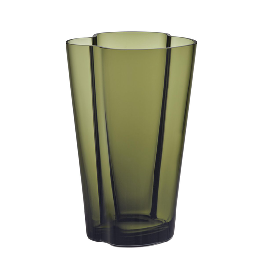 Alvar Aalto vase moss green 220 mm