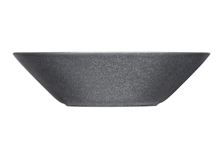 Teema lautanen syvä 21 cm meleerattu harmaa