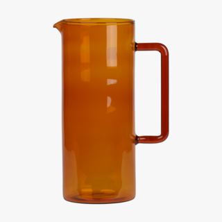Bella glas kannu ruskea