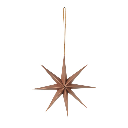 Star paperitähti Ø15 cm Indian tan