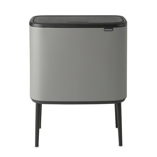 Bo touch bin 3 x 11 l Mineral concrete grey