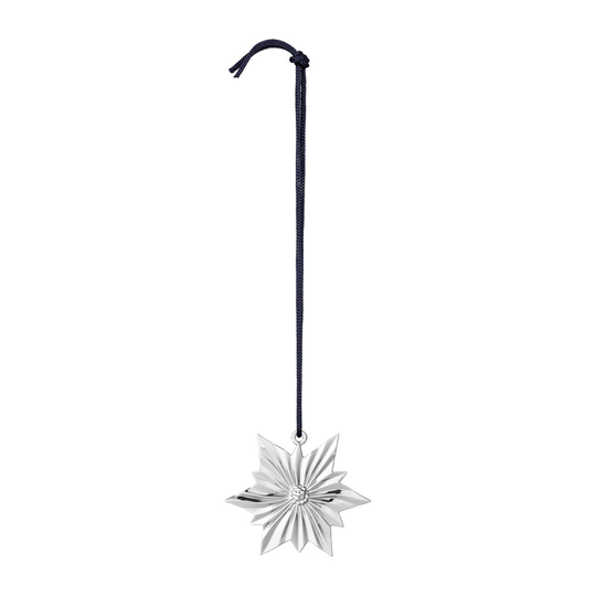 Karen Blixen north star tähti joulukoriste 6,5 cm Hopeoitu