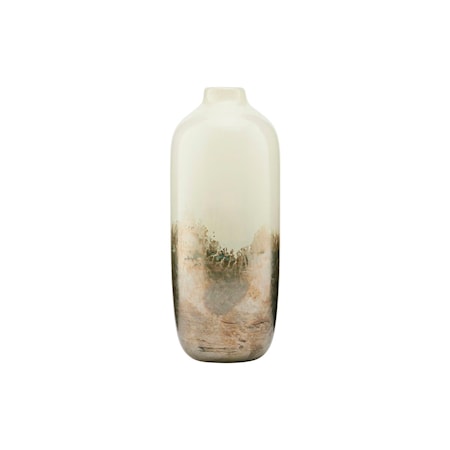 Maljakko Earth Beige/Metallic 19 cm