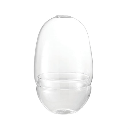 Bloomingville Kasvihuone Lasi Halkaisija 11,5 cm, Korkeus 21 cm Kirkas