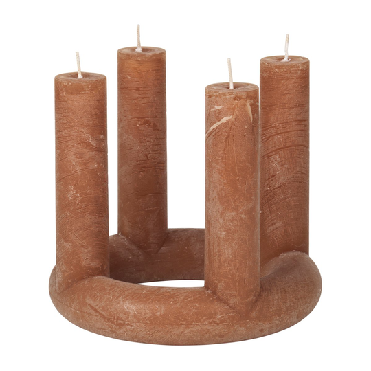 Lucia adventtikynttilä Indian tan