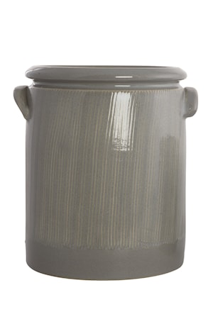 Kukkaruukku Pottery 24 cm - Vaaleanharmaa