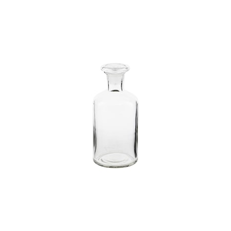 Farma, Pullo korkilla, Lasi, (K: 17 cm, Läpimitta: 9 cm)