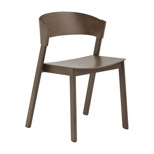 Cover Side Chair Stained dark brown