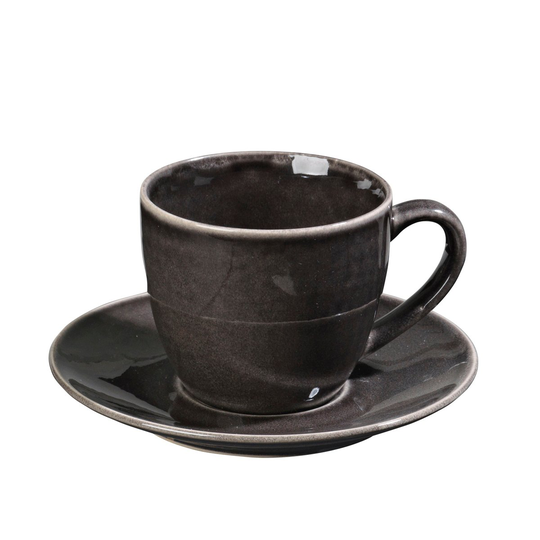 Nordic Coal kuppi ja aluslautanen 8,8 cm
