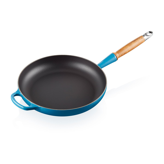Le Creuset Signature -paistinpannu puukahvalla 28 cm Marseille