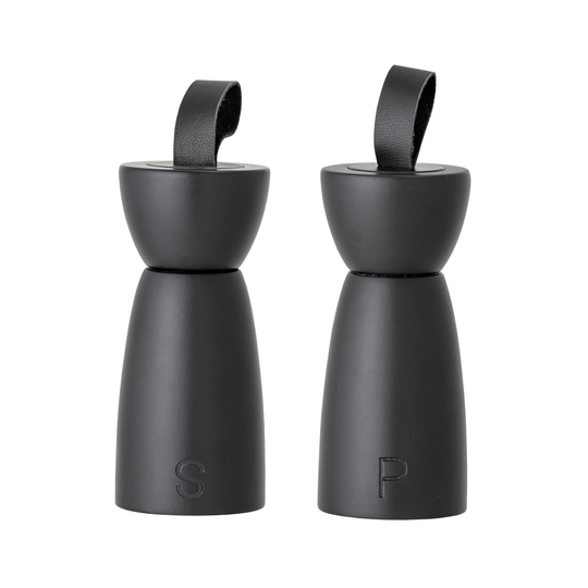 Bloomingville suola- ja pippurimylly 15 cm Musta