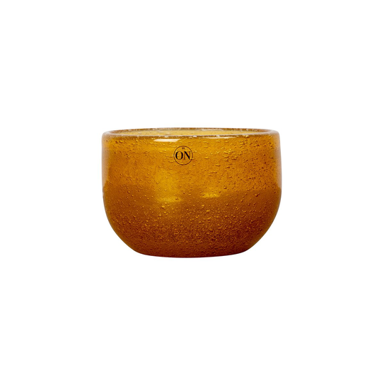 Hollow lasikulho 8 cm Amber